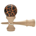 Napxon safety Crack Pattern Toy Bamboo Kendama Best Wooden Educational Toys Kids Toy 7 Colors