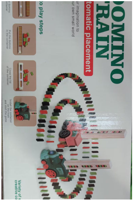 Napxon domino Train Toys Baby Toys Car Puzzle Automatic Release Licensing Electric Building Blocks Train Toy