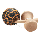 Napxon safety Crack Pattern Toy Bamboo Kendama Best Wooden Educational Toys Kids Toy 7 Colors