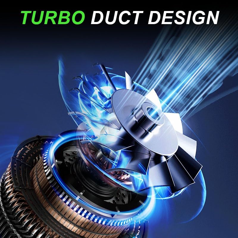 Powerful Cordless Air Duster for Cleaning Electronics, Keyboards, Car Interiors & More