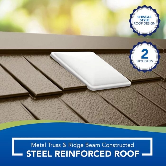 Suncast BMS8400D “4 x 8” Tremont Storage Shed