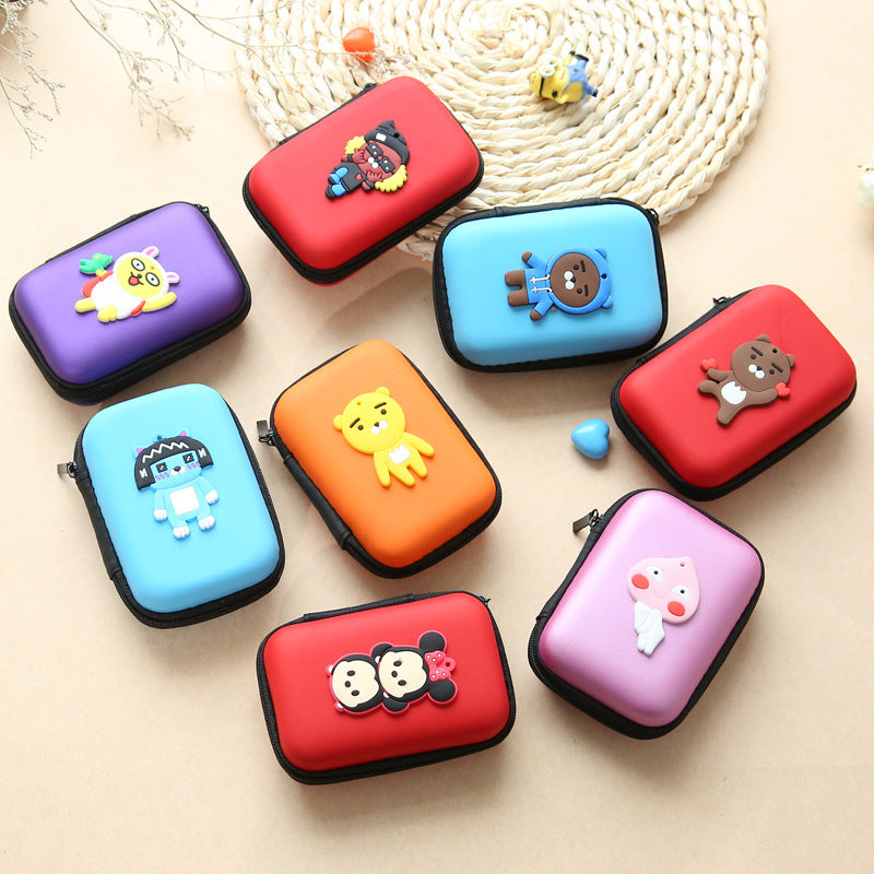 Napxon direct selling new cute zero wallet cartoon earphone collector charger Box Coin handbag wholesale