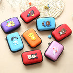 Napxon direct selling new cute zero wallet cartoon earphone collector charger Box Coin handbag wholesale
