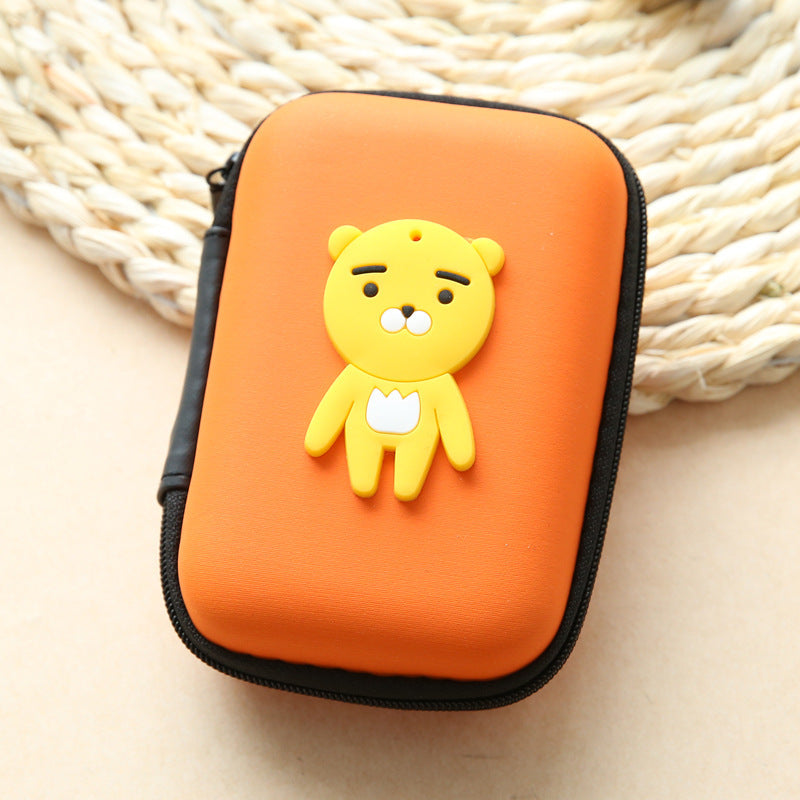 Napxon direct selling new cute zero wallet cartoon earphone collector charger Box Coin handbag wholesale