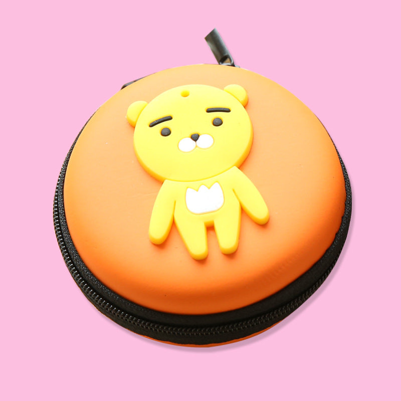 Napxon direct selling new cute zero wallet cartoon earphone collector charger Box Coin handbag wholesale