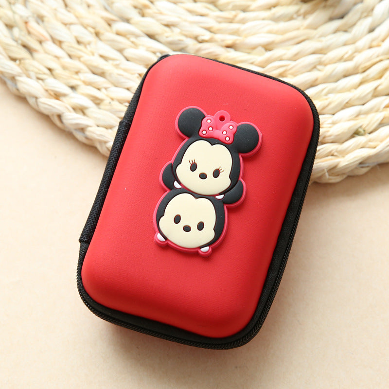 Napxon direct selling new cute zero wallet cartoon earphone collector charger Box Coin handbag wholesale