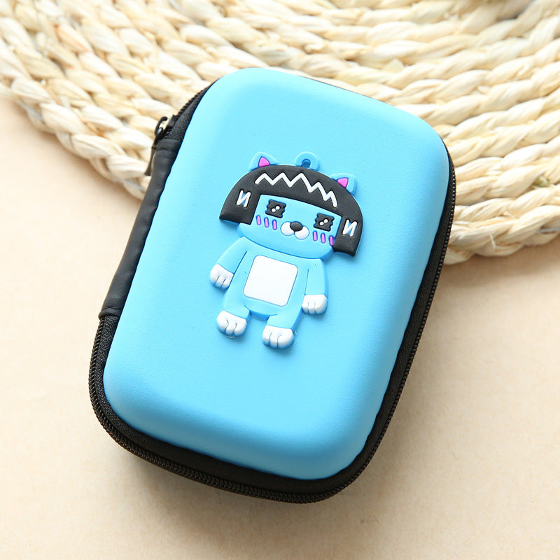 Napxon direct selling new cute zero wallet cartoon earphone collector charger Box Coin handbag wholesale