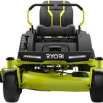 RYOBI 42 in. 100 Ah Battery Electric Riding Zero Turn Mower RY48ZTR100