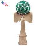 Napxon safety Crack Pattern Toy Bamboo Kendama Best Wooden Educational Toys Kids Toy 7 Colors