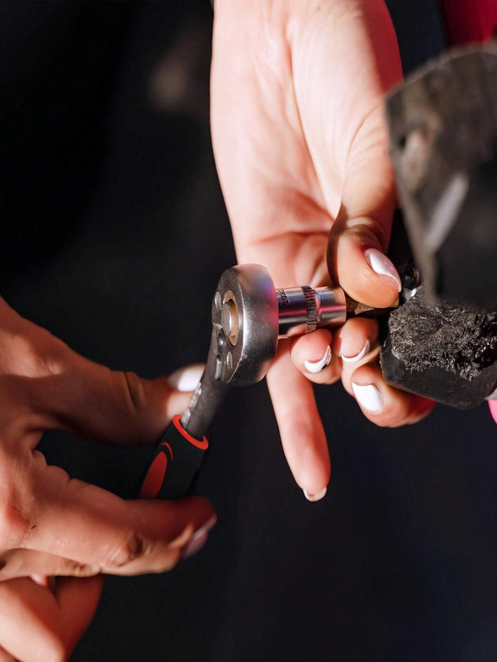 Part-driven Socket Claw Ratchet Wrench Tool Set, With Drill Socket Set, Metric And Extension Rods, For Auto Repair And Home Use