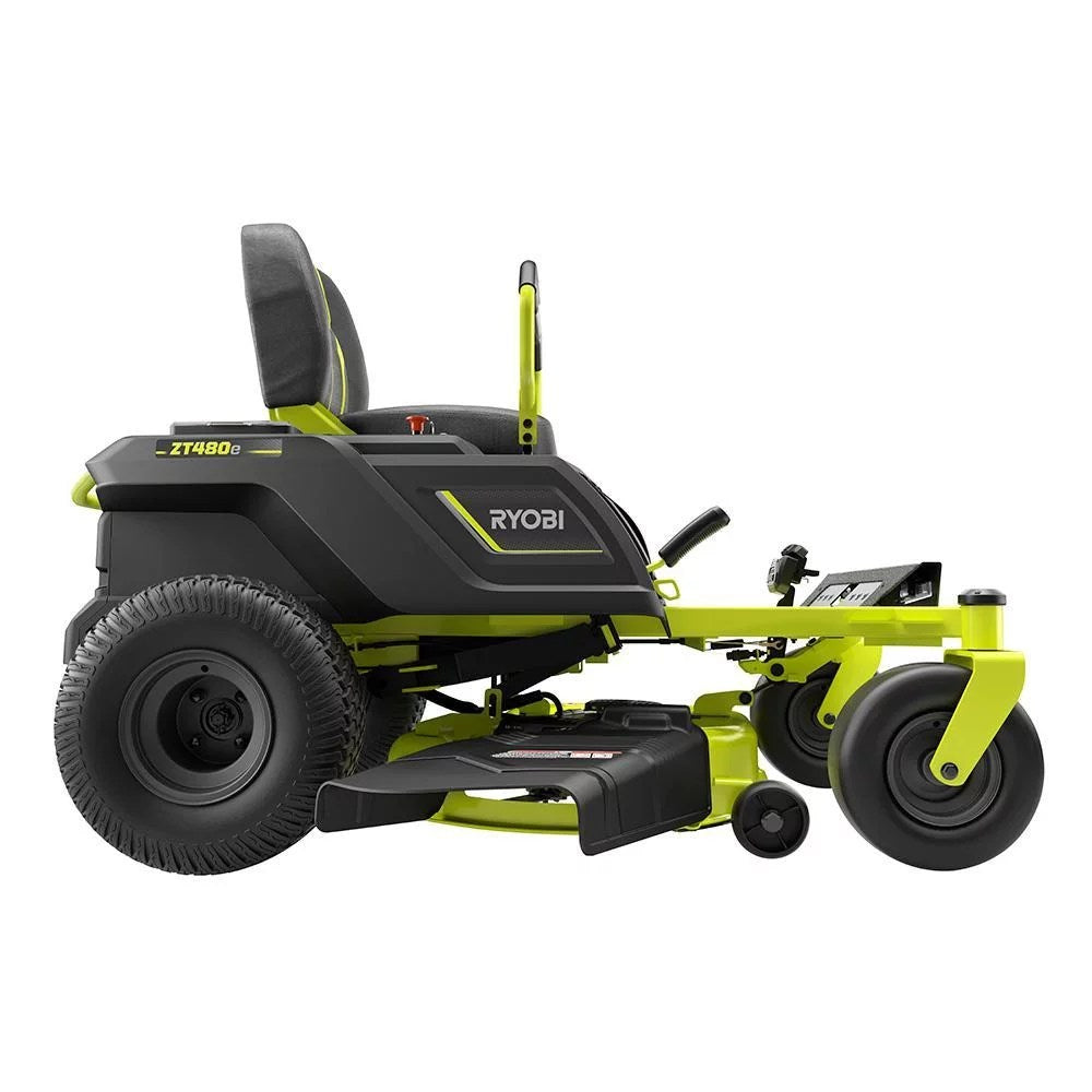 Ryobi 42-Inch 48V 100 Ah Battery Electric Zero Turn Riding Lawn Mower