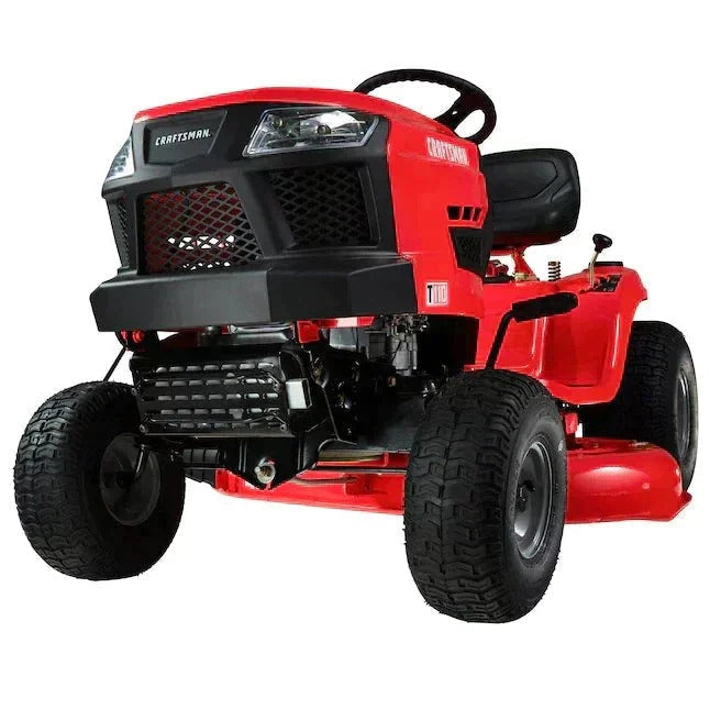 CRAFTSMAN T110 42-Inch 17.5 HP Gas Riding Lawn Mower Briggs & Stratton Engine 7-Speed Manual Transmission