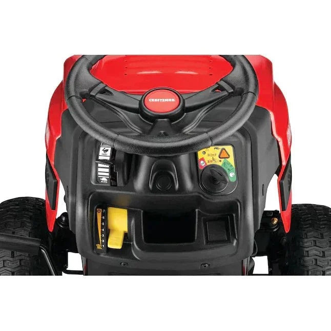 CRAFTSMAN T110 42-Inch 17.5 HP Gas Riding Lawn Mower Briggs & Stratton Engine 7-Speed Manual Transmission