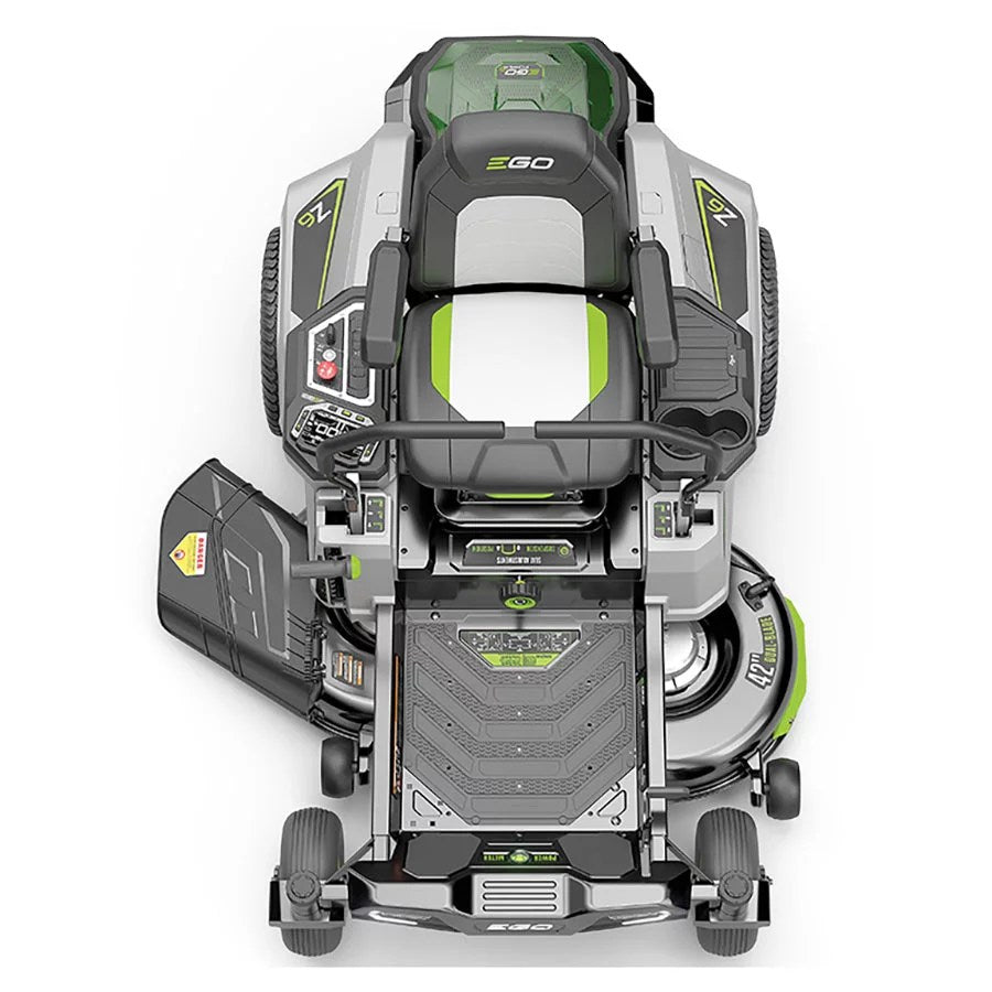 42″ Power+ Z6 Zero Turn Lawn Mower w/ (4) 10.0 Ah Batteries & 1600W Charger