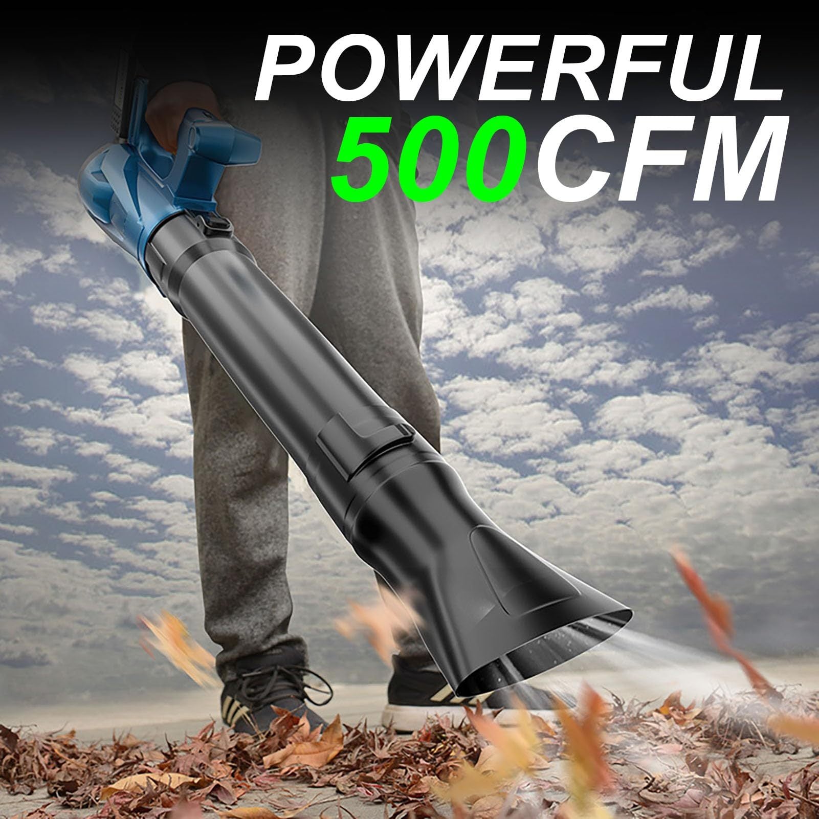 Powerful Cordless Air Duster for Cleaning Electronics, Keyboards, Car Interiors & More
