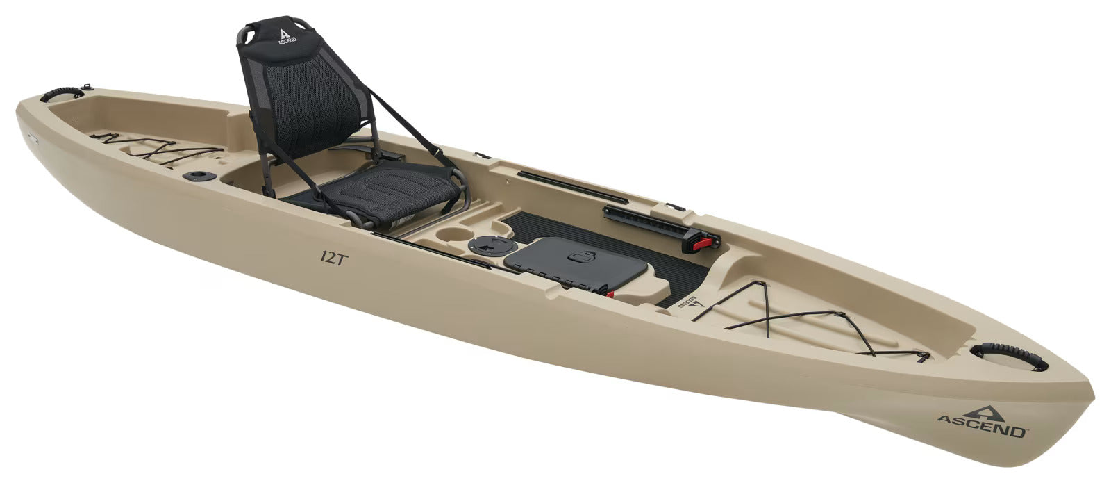 ASCEND 12T | 12ft. Sit-On Fishing Kayak Stable, Durable & Comfortable Design with Adjustable Seat