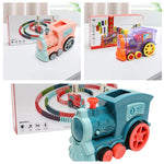 Napxon domino Train Toys Baby Toys Car Puzzle Automatic Release Licensing Electric Building Blocks Train Toy