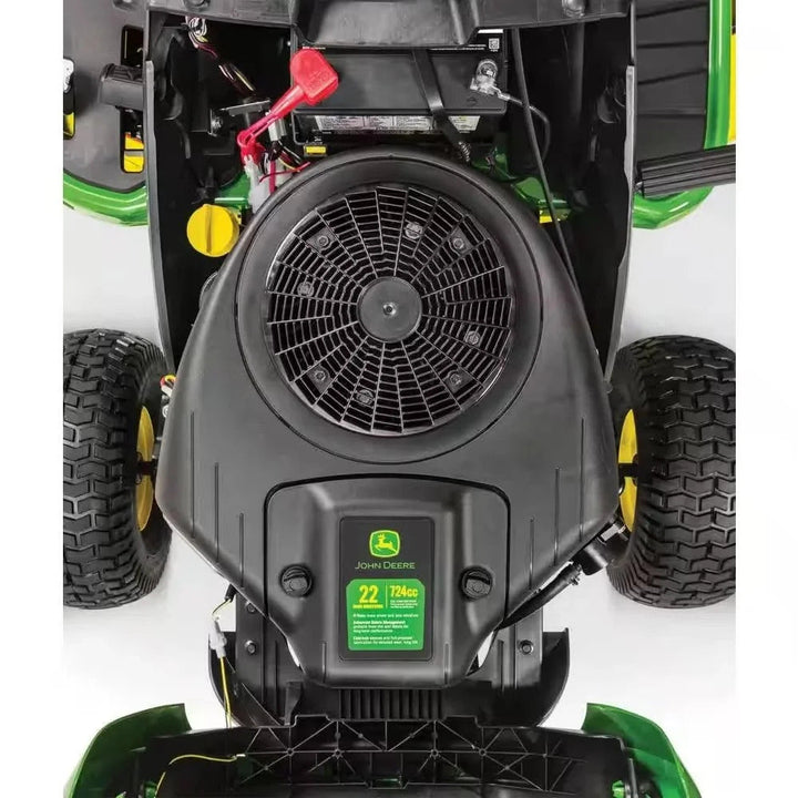 John Deere S100 42-Inch 17.5 HP Gas Riding Lawn Tractor Hydrostatic Transmission