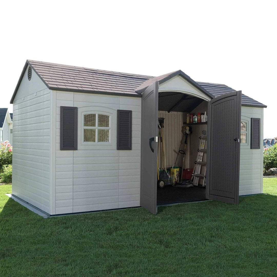 Heartland Coronado 12-ft x 8-ft Gable Engineered Wood Storage Shed with Floor Included