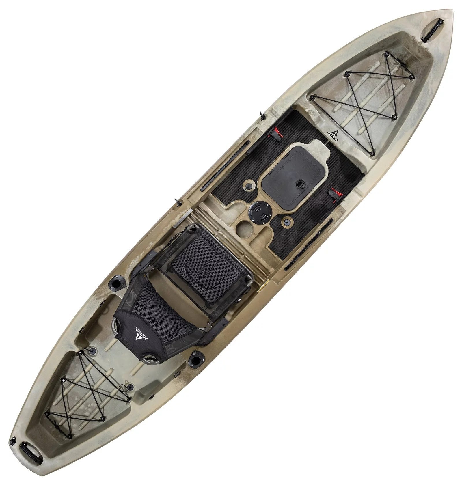 Ascend 12T Sit-On-Top Kayak Stable Fishing & Recreational Kayak with Adjustable Seat