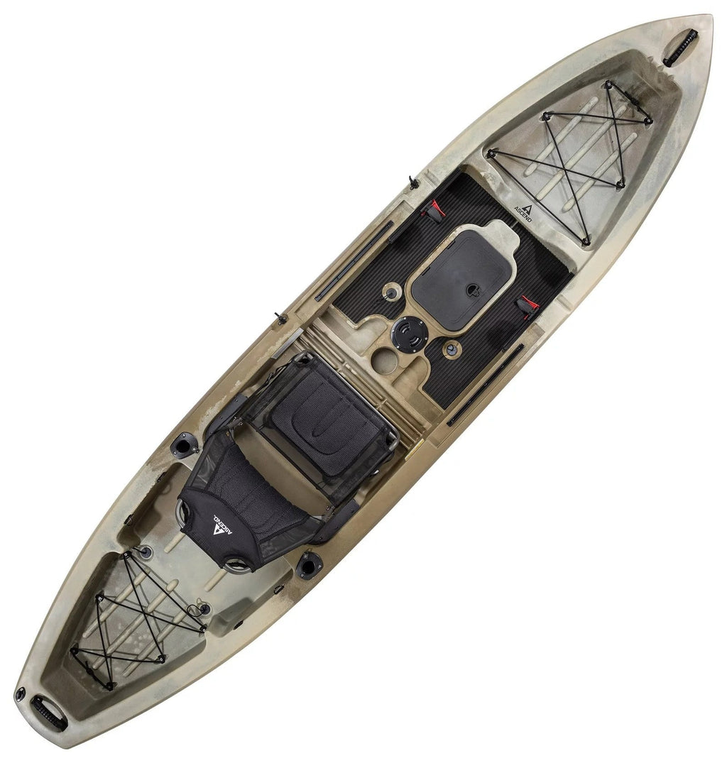Ascend 12T Sit-On-Top Kayak Stable Fishing & Recreational Kayak with Adjustable Seat